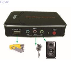 HDMI/YPbPr recorder，HDGame capture card to USB Drive for game box 1080P 30Fps