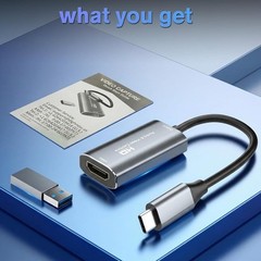 4K HDMI to USB C Video Capture Card for Gaming & Streaming – Ultra Low Latency