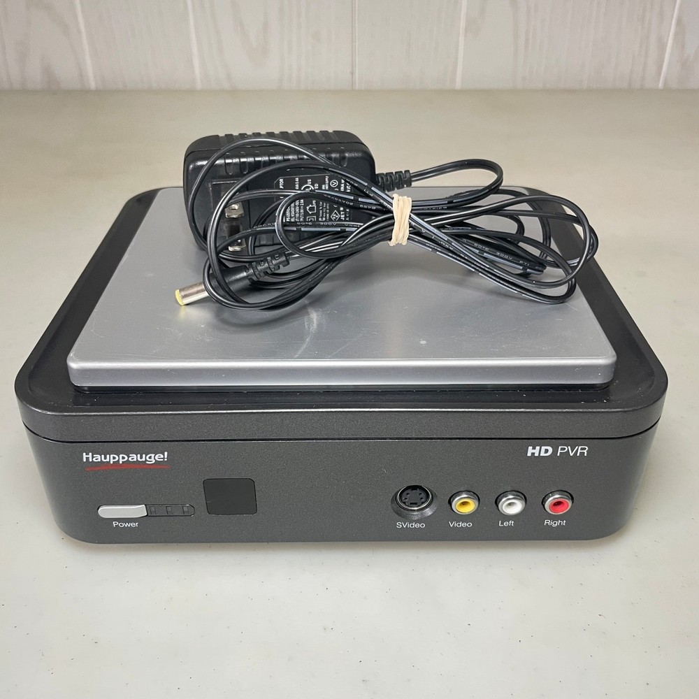 Hauppauge HD PVR 49001 LF Gaming Video Capture with AC Adapter Tested Working