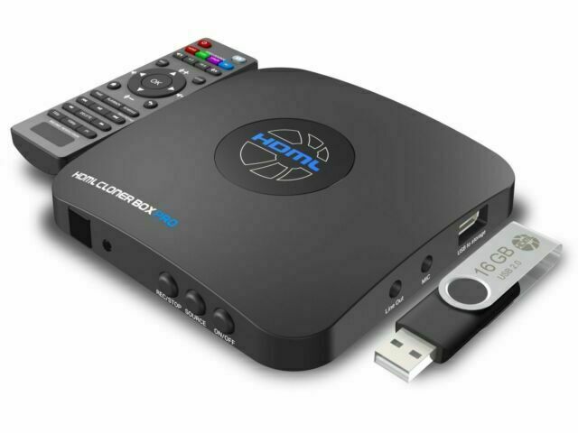 Box Pro, 1080p@60fps Video Recorder, DVR with HDMI Capture, Playback on TV. R…