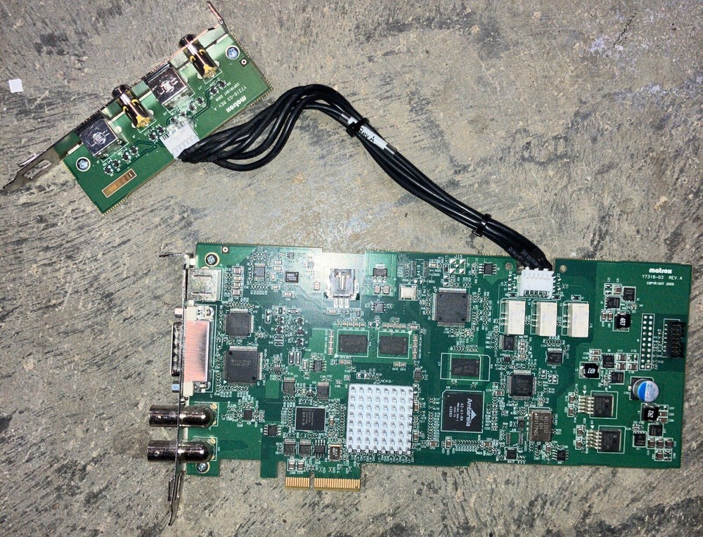 MATROX Y7316-03 Rev.A Frame Grabber Capture Video Card DVI S-Video SDI TESTED