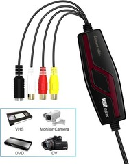 VHS to Digital Converter,Video Capture Card Device,VHS VCR Hi8 Mini DV to Mac…