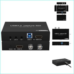 HDMI SDI to USB Capture Card USB3.0 1080P60fps SDI to HDMI Converter SDI Out&