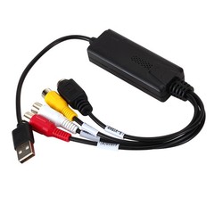 USB 2.0 Video Audio Capture Recorder Adapter Card VHS To DVD For Windows 10/8/7