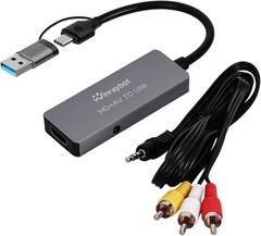 Professional VHS to Digital Converter with 4K HDMI Support – Effortless Setup