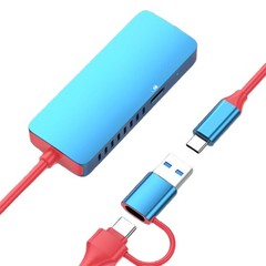 Low Latency 4K60Hz Video Capture Card Aluminum ABS Construction Live and Record