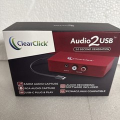 ClearClick Audio to USB 2.0 (Second Generation) Audio Capture Device