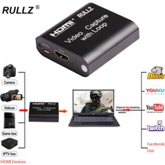 4K 60Hz HDMI Audio Video Capture Card Loop USB 2.0 Recording Box Live Streaming