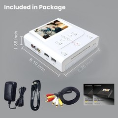 Clariviews VHS to DVD Recorder VCR Converter Photos Videos USB Memory Card TV