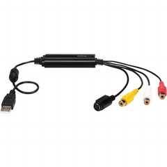 USB Video Capture Adapter Cable – Standard, Black