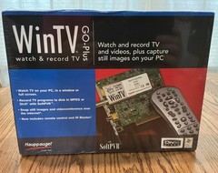 NEW – Sealed – WinTV Go-Plus Hauppauge watch and record TV on your computer