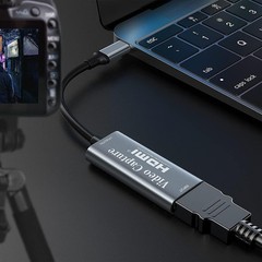 4K HDMI to 1080P Video Capture Card with USB C for Seamless Gaming & Streaming