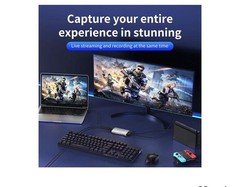 USB 3.0 Capture Card with Microphone 4K60HZ For Cameras / PS5/Switch2 / Xbox/PC