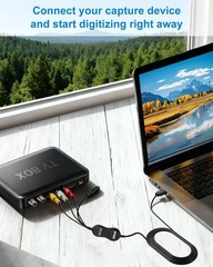 Universal RCA to USB Video Capture Device – Effortless VHS Digitization Kit
