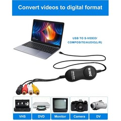 VHS to Digital Converter Kit – USB Video Capture Device