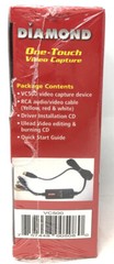 Diamond One Touch Video Capture VC500 USB 2.0 Capture Stream & Share Burn DVDs