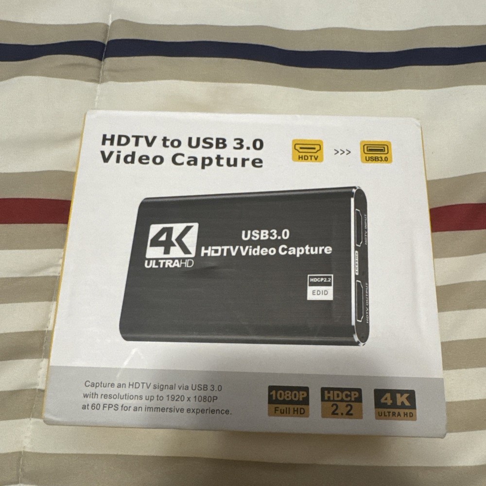 Smart 1080P 4K HDMI To USB 3.0 Video Capture Card Game Live Streaming Broadcast