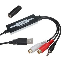 USB Audio Grabber Capture Analogue Audio to WAV MP3 digital format Win10 MAC