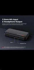 4K HDMI Capture Card, USB 3.0 Video Capture Card for Streaming, Recording in 108