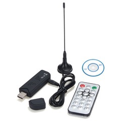 USB 2.0 Digital DVB-T SDR DAB FM HDTV Tuner Receiver Computer PC to TV Stick