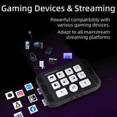 USB3.0 HDMI Capture Card Switcher with Dual Bit 4K Dual Screen 3.5mm Audio Input