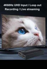 4K 60Hz HDMI Video Capture Card Live Streaming Plate for Camera Laptop PC TV Box