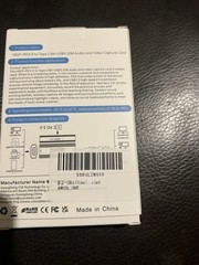 Video Capture Card with 100W PD Fast Charging