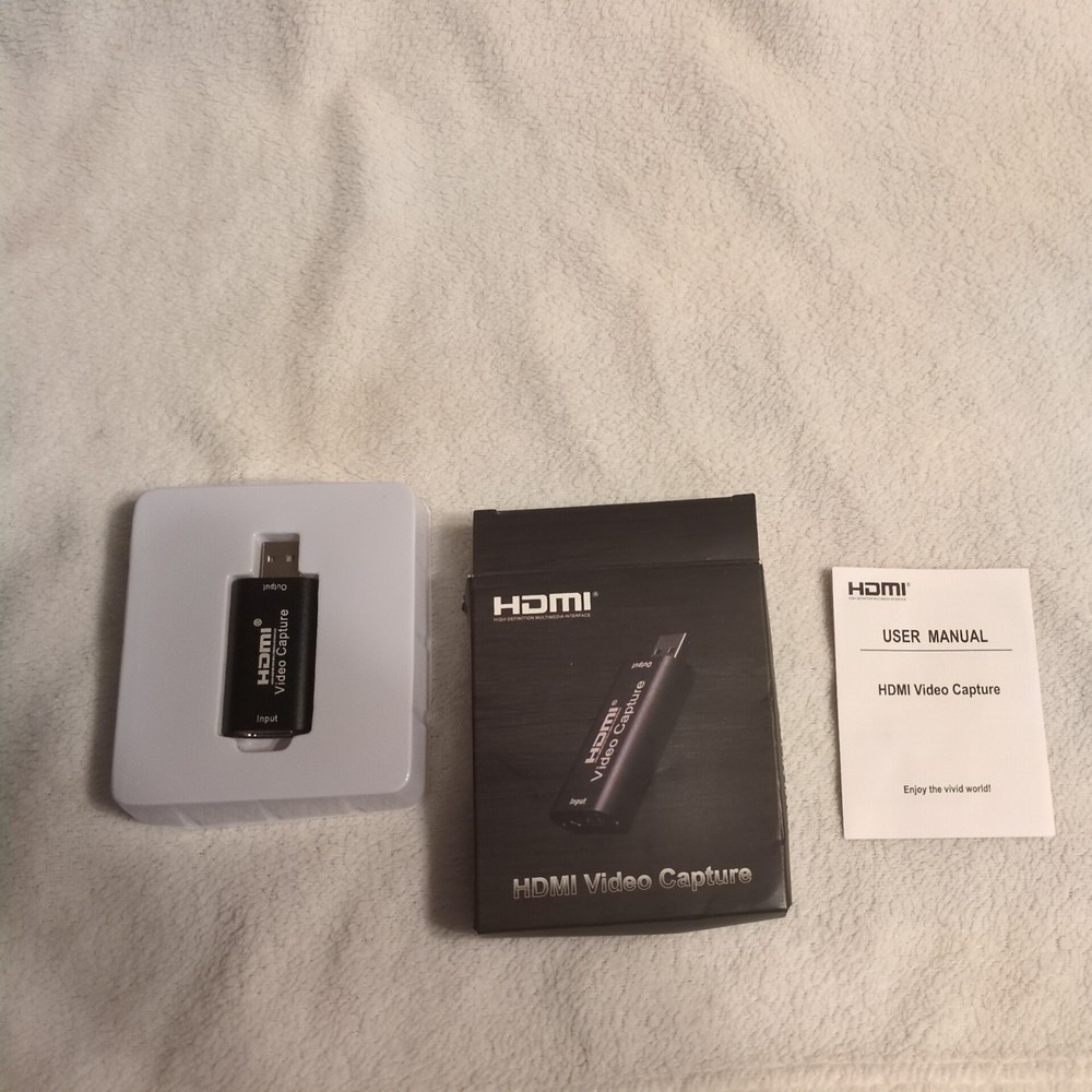 For HDMI to USB Video Screen Capture Card 1080P HD Recorder Game Live Streaming