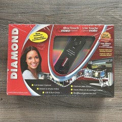 Diamond VC500 USB 2.0 One Touch VHS to DVD Video Capture Device RCA S-Video NIB
