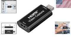 Effortless 4K HDMI Video Capture Device – Perfect for Streaming & Education
