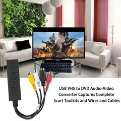 USB 2.0 Audio Video VHS to DVD VCR PC HDD Converter Adapter Digital Capture Card