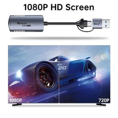 4K 60Hz HDMI Video Capture Card, HDMI to USB/USB C Capture 4K60HZ high brush