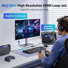 Universal 4K HDMI Capture Card with USB 3.0 – Stream & Record Effortlessly