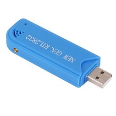 Mini Portable Digital Receiver USB 2.0 Software Radio DVB-T RTL2832U+FC0012 SDR