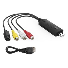 Video Capture Card VCR VHS to Digital DVD Converter Fit for Mac Windows 10 8