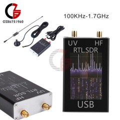 100KHz-1.7GHz Full Band RTL-SDR UV HF USB Tuner Receiver R820T 8232 Ham Radio US