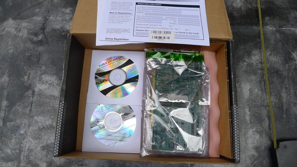 AJA KONA-LHE+-R0 PCIe Video / Audio I/O Capture Card 1240MZ0049