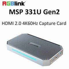 RGBlink MSP331U Gen2 HDMI 2.0 4K60Hz Capture Card For Windows MacOS Linux System