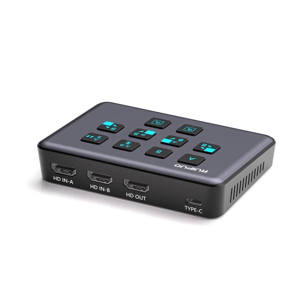HDMI Live Stream Switcher, 4K 60HZ video capture card USB c HDMI to USB New OB