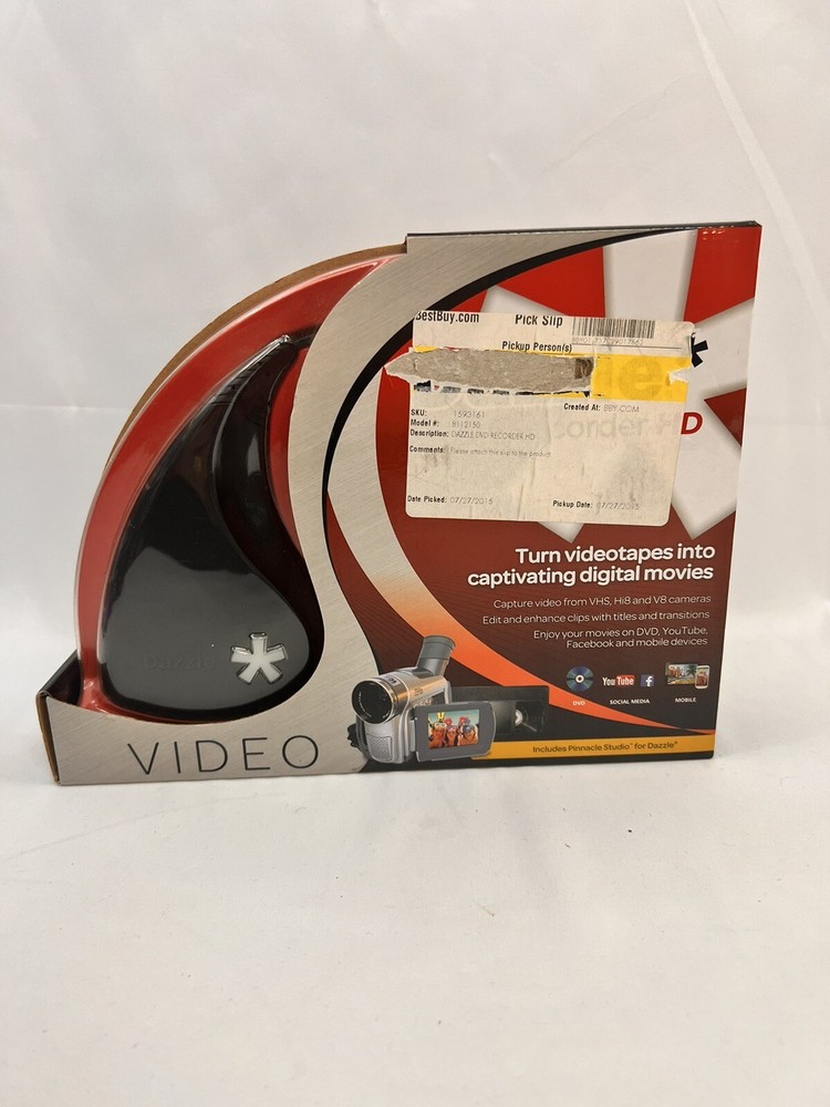 Pinnacle Dazzle DVD Recorder HD | Video Capture Device + Video Editing Softwa…