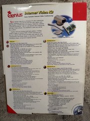 Genius Internet Video Kit Camera + PCI Capture Card NEW Sealed Win95