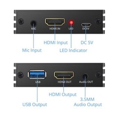 S300 4K Card USB 3.0 DriverFree Game Live Microphone 1080P HD Loop