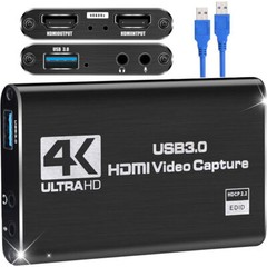1Pac 4K Audio Video Capture Card USB 3.0 HDMI Video Capture Device Full HD