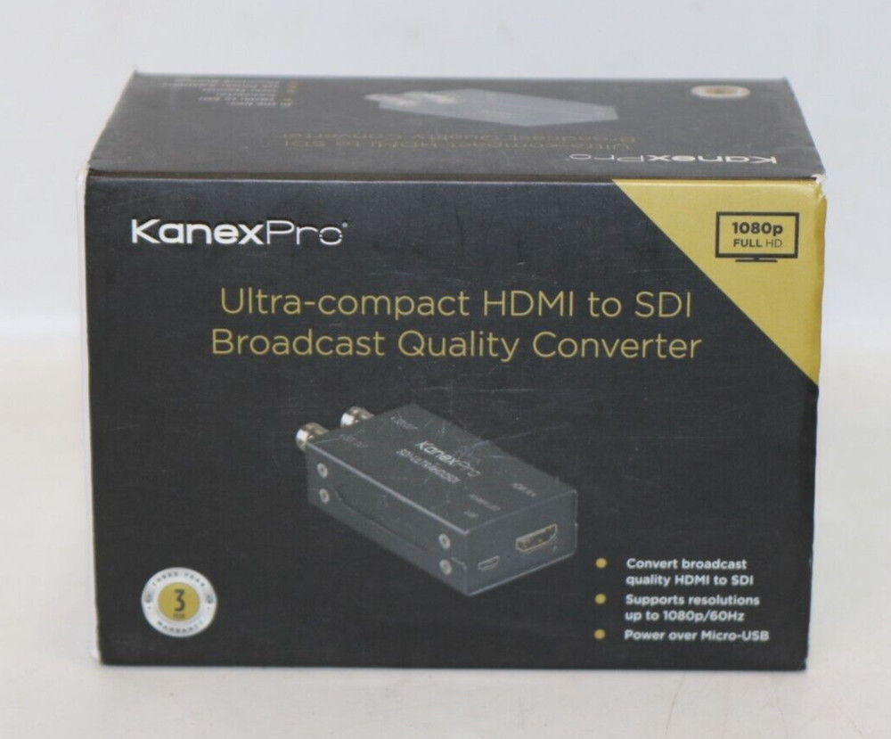 Kanex Pro SDI-ULTRAHD2SDI Ultra-Compact HDMI to SDI Broadcast Quality Converter