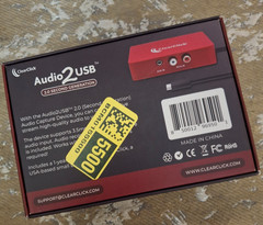ClearClick Audio2USB 2.0 Audio Capture Live Streaming Device 2nd Gen Red