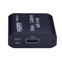 Loop Out USB HDMI Video Capture Card Live Streaming Record PS4 Switch DVD Camera