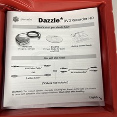 Dazzle DVD Recorder HD Video Capture Device VHS to Digital Pinnacle Studio NEW