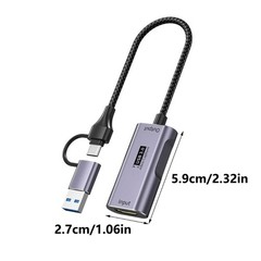 Aluminum Alloy HDTV Video Captures Grabbers 4K60Hz USB3.0 Interfaces for