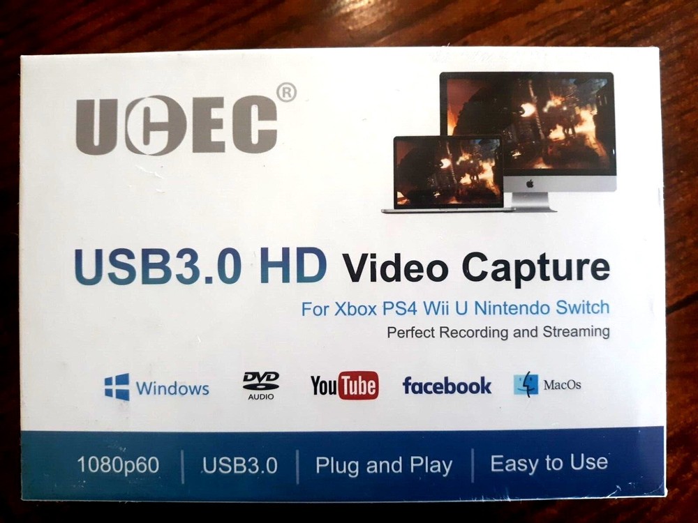 UCEC USB 3.0 HD Video Capture 1080p60 STREAM AND RECORD