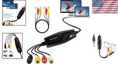 Universal VHS to Digital Converter – Easy Plug & Play Video Capture Device